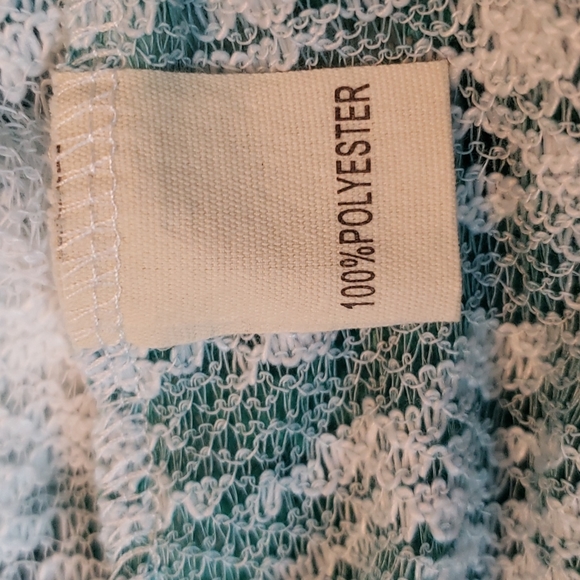 Tees2urdoors | Women's Stripe Open Front Open Weave Cardigan Sz 4X - Picture 7 of 8